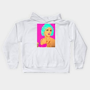 Marilyn Pop Art Pink Kids Hoodie